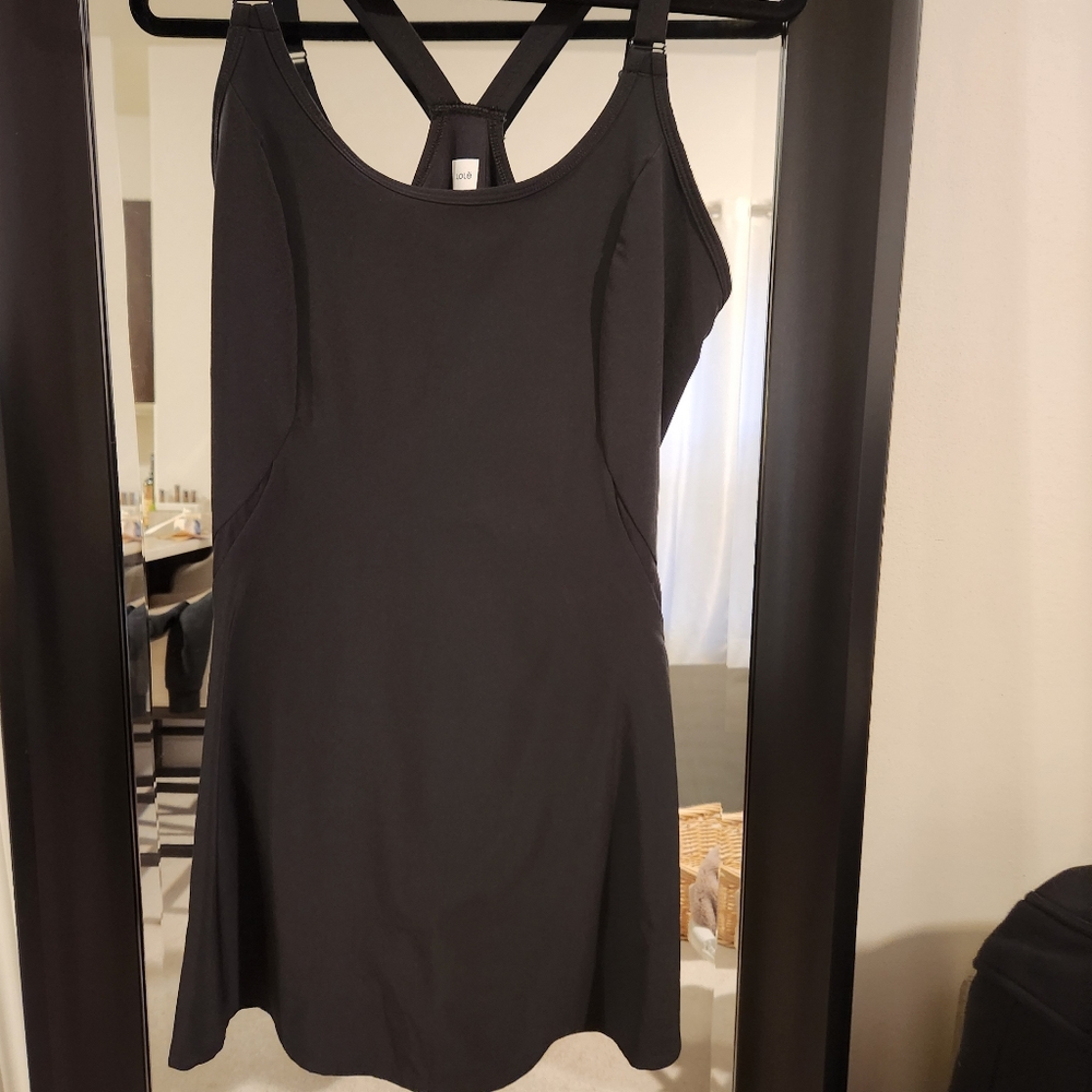 Lole tennis dress with attached spandex shorts